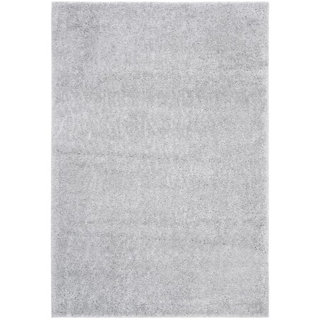 Safavieh 5 ft. 3 in. x 7 ft. 6 in. August Shag 900 Power-Loomed Rectangle Rug - Silver AUG900G-5